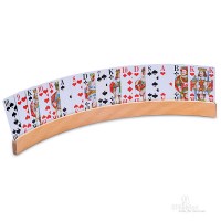 Spielkartenständer Kartenhalter gerundet  50 cm